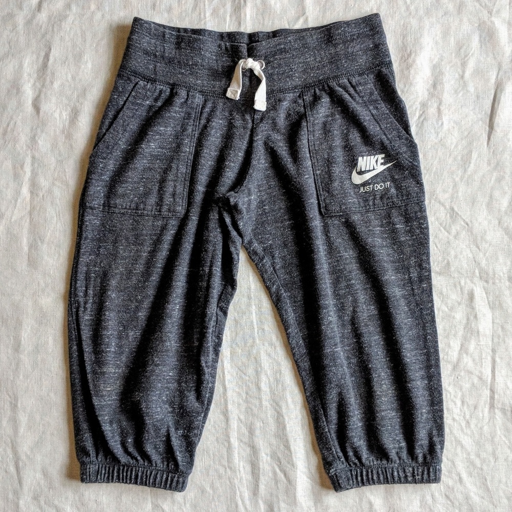 Nike Cropped Sweatpants - Youth Girl's Size Small